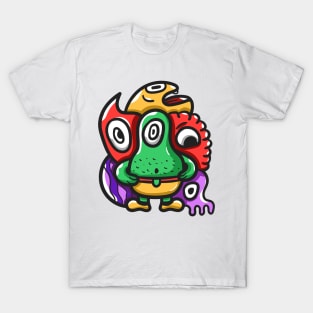 Alien Monster Doodle T-Shirt